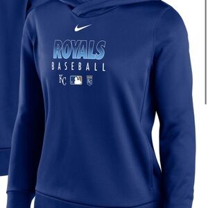 Nike Women’s Royals Baseball Blue Hoodie size large NWT